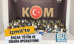 İzmit’te Kaçak Tütün ve Sigara Operasyonu