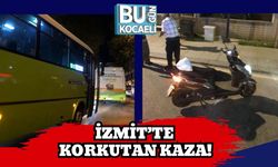 İzmit’te Korkutan Kaza!