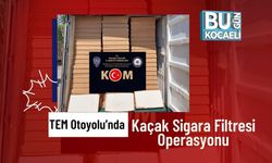 TEM Otoyolu’nda Kaçak Sigara Filtresi Operasyonu