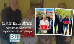 İzmit Belediyesi Kahraman Gazilerini Ziyaretlerini Sürdürüyor