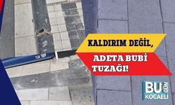 Kaldırım Değil, Adeta Bubi Tuzağı!