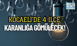 Kocaeli’de 4 İlçe Karanlığa Gömülecek!