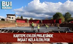 Kartepe Evleri Projesinde İnşaat Hızla İlerliyor