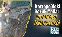 Kartepe’deki Bozuk Yollar Vatandaşı İsyan Ettirdi