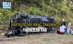 Hafif Ticari Araç Takla Attı: Yaralılar Var
