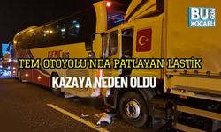 TEM Otoyolu'nda Patlayan Lastik Kazaya Neden Oldu