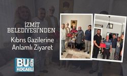 İzmit Belediyesi’nden Kıbrıs Gazilerine Anlamlı Ziyaret