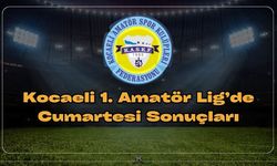 Kocaeli 1. Amatör Lig’de Cumartesi Sonuçları