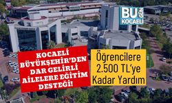 Kocaeli Büyükşehir’den Dar Gelirli Ailelere Eğitim Desteği! Öğrencilere 2.500 TL’ye Kadar Yardım