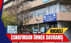 Kocaeli Esnafından Örnek Davranış