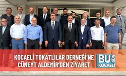 Kocaeli Tokatlılar Derneği’ne Cüneyt Aldemir’den Ziyaret
