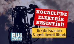 Kocaeli’de Elektrik Kesintisi! 15 Eylül Pazartesi 5 İlçede Kesinti Olacak