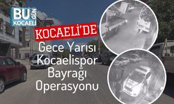 Kocaeli’de Gece Yarısı Kocaelispor Bayrağı Operasyonu