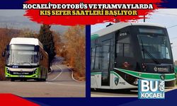 Kocaeli’de Otobüs ve Tramvaylarda Kış Sefer Saatleri Başlıyor