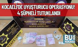 Kocaeli’de Uyuşturucu Operasyonu! 4 Şüpheli Tutuklandı