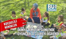 Kocaelili Minikler Dünya Temizlik Günü’nde Oyunlarla Çevreyi Öğrendi
