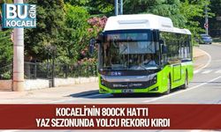 Kocaeli’nin 800CK Hattı Yaz Sezonunda Yolcu Rekoru Kırdı