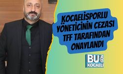 Kocaelisporlu Yöneticinin Cezası TFF Tarafından Onaylandı