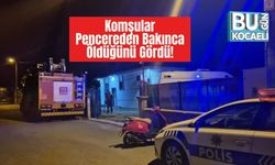 Komşular Pencereden Bakınca Öldüğünü Gördü!