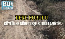 Dere Kurudu Köylüler Nöbetleşe Su Kullanıyor