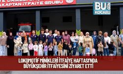 Lokomotif Minikleri İtfaiye Haftası’nda Büyükşehir İtfaiyesini Ziyaret Etti
