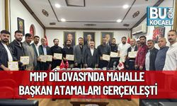MHP Dilovası’nda Mahalle Başkan Atamaları Gerçekleşti