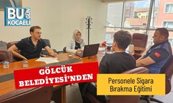 Gölcük Belediyesi’nden Personele Sigara Bırakma Eğitimi