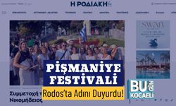 Pişmaniye Festivali Rodos’ta Adını Duyurdu!