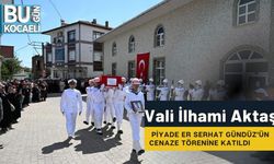 Vali İlhami Aktaş, Piyade Er Serhat Gündüz'ün Cenaze Törenine Katıldı