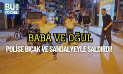 Baba Ve Oğul Polise Bıçak Ve Sandalyeyle Saldırdı!