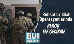 Ruhsatsız Silah Operasyonlarında Rekor Ele Geçirme