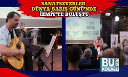 Sanatseverler Dünya Barış Günü’nde İzmit’te Buluştu
