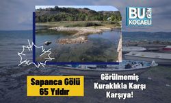 Sapanca Gölü 65 Yıldır Görülmemiş Kuraklıkla Karşı Karşıya!
