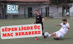 Süper Lig'de Üç Maç Berabere
