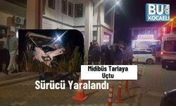 Midibüs Tarlaya Uçtu: Sürücü Yaralandı