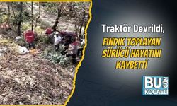 Traktör Devrildi, Fındık Toplayan Sürücü Hayatını Kaybetti