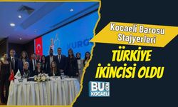 Kocaeli Barosu Stajyerleri Türkiye İkincisi Oldu
