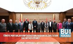 Türkiye Muhtarlar Konfederasyonu Başkanı Delibalta’dan Vali Aktaş’a Ziyaret