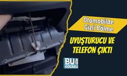 Otomobilde Gizli Bölme: Uyuşturucu ve Telefon Çıktı
