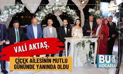 Vali Aktaş, Çiçek Ailesinin Mutlu Gününde Yanında Oldu