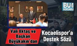 Vali Aktaş ve Başkan Büyükakın’dan Kocaelispor’a Destek Sözü