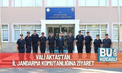 Vali Aktaş’tan İl Jandarma Komutanlığına Ziyaret