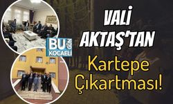 Vali Aktaş’tan Kartepe Çıkartması!