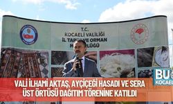 Vali İlhami Aktaş, Ayçiçeği Hasadı ve Sera Üst Örtüsü Dağıtım Törenine Katıldı