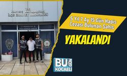 5 Yıl 7 Ay 15 Gün Hapis Cezası Bulunan Şahıs Yakalandı