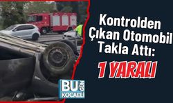 Kontrolden Çıkan Otomobil Takla Attı: 1 Yaralı