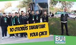 10 Otobüs Taraftar Yola Çıktı