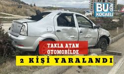 Takla Atan Otomobilde 2 Kişi Yaralandı