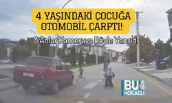4 Yaşındaki Çocuğa Otomobil Çarptı! O Anlar Kameraya Böyle Yansıdı