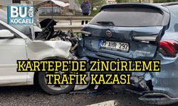 Kartepe'de Zincirleme Trafik Kazası